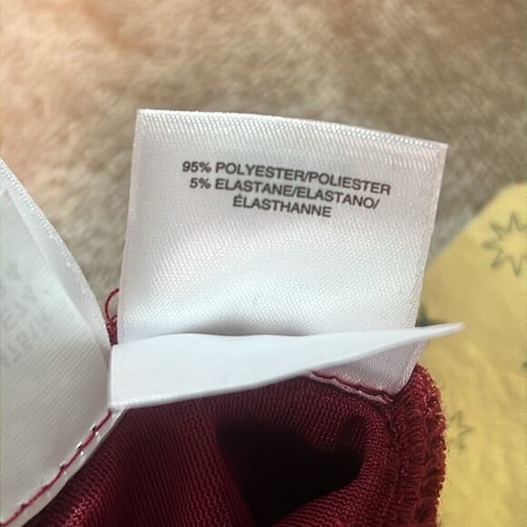 NWT Anne Klein Red Sparkle Glitter Midi Wrap Skirt Women's Size Medium MSRP $79! - Picture 5 of 7